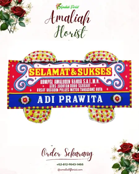 Papan Bunga Ucapan Selamat Plempukankembaran